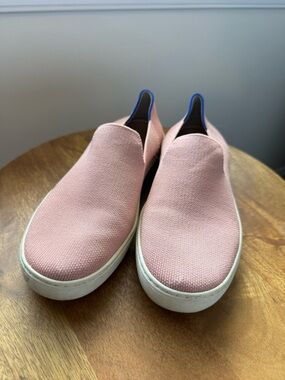 Blush Pink Slip-On Sneakers
